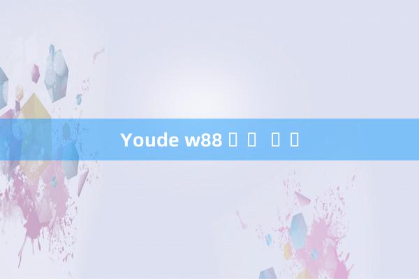 Youde w88 휴대 전화